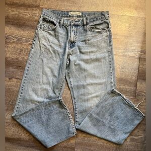 Express Women's Gray Straight Jeans